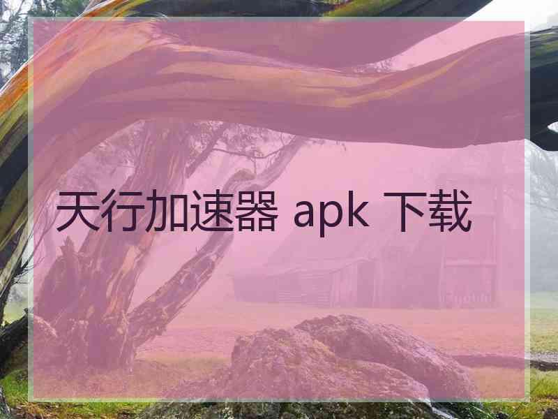 天行加速器 apk 下载